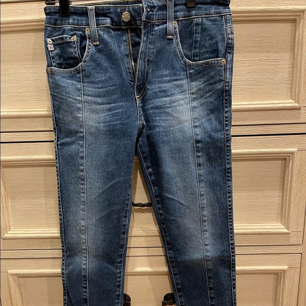 AG High Rise Skinny Jeans